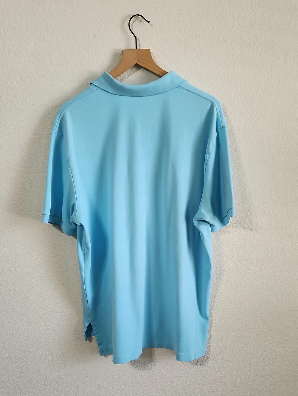 Polo Ralph Lauren Men's XL Aqua Blue Orange Pony Polo Shirt